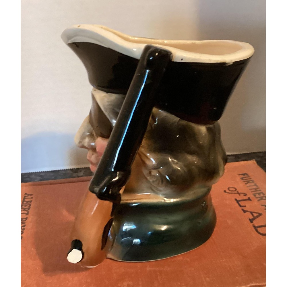 Vintage‎ Pirate with Eye Patch Ceramic Pitcher - Picture 3 of 7